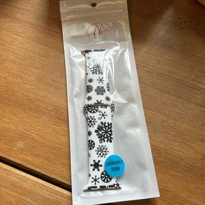 💚3/$20 Snowflake Fancy Bands Silicone Watch Band for Apple Watch.